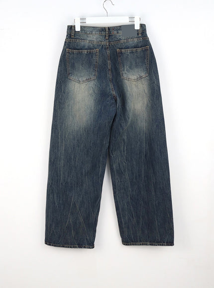 Dark Wash Baggy Jeans CA326