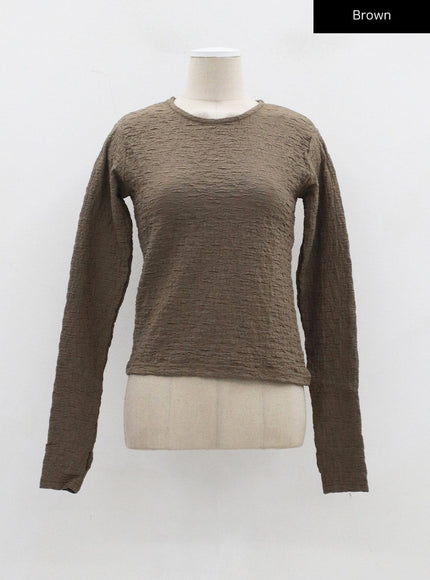 Crewneck Long Sleeve Top CJ318