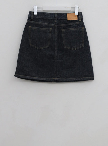 Vintage Color Denim Mini Skirt BG04