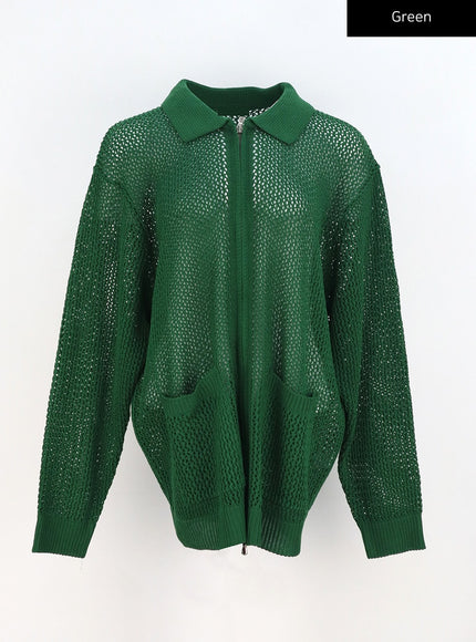 Mesh Zip-Up Unisex CY322