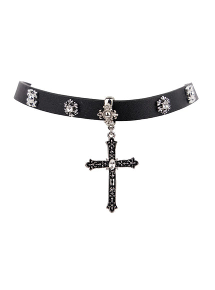 Gothic Cross Choker CM505