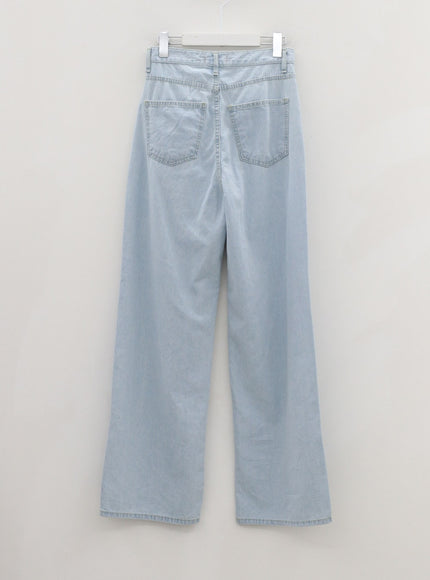 Basic Wide Denim Pants CG02