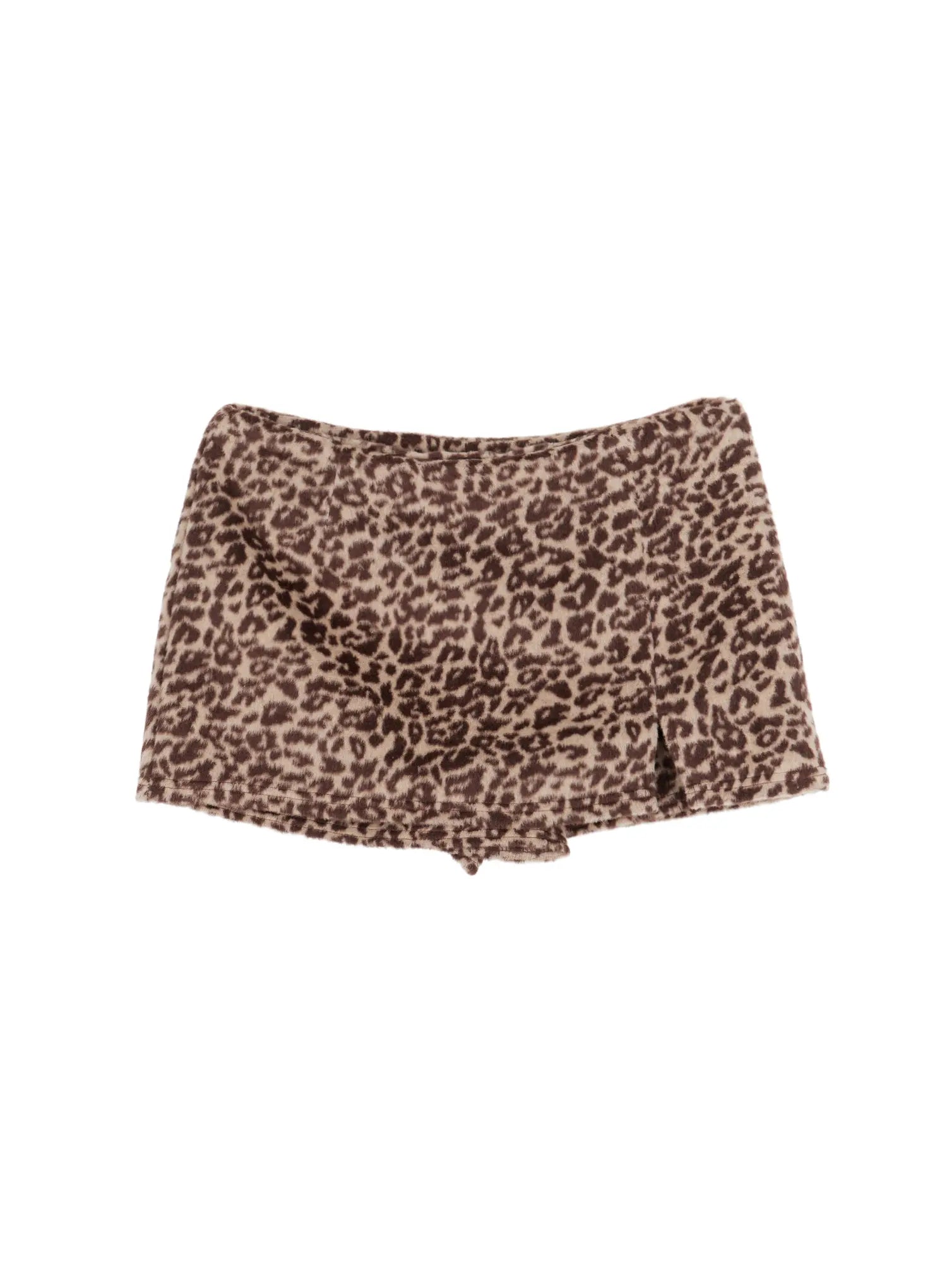 y2k-patterned-mini-skirt-cd501 / Beige