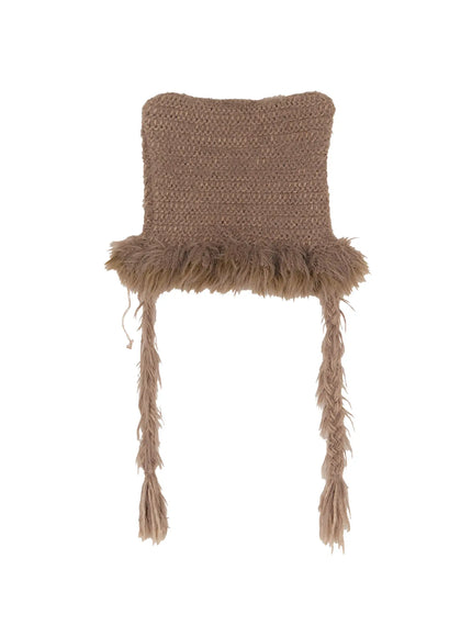 Delilah Cat-Ear Faux Fur Beanie CO521