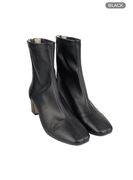 streamline-zip-up-boots-os411 / Black