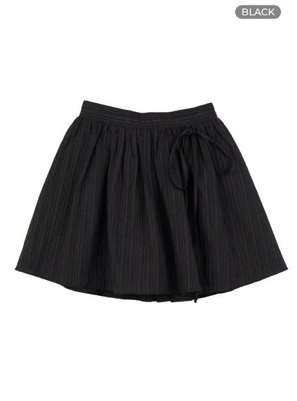 flare-a-line-mini-skirt-ol430 / Black