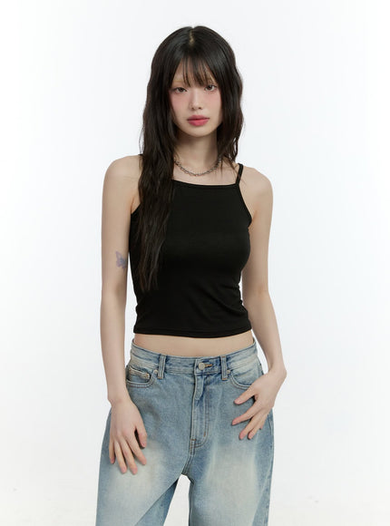 essential-crop-cami-top-cf506 / Black