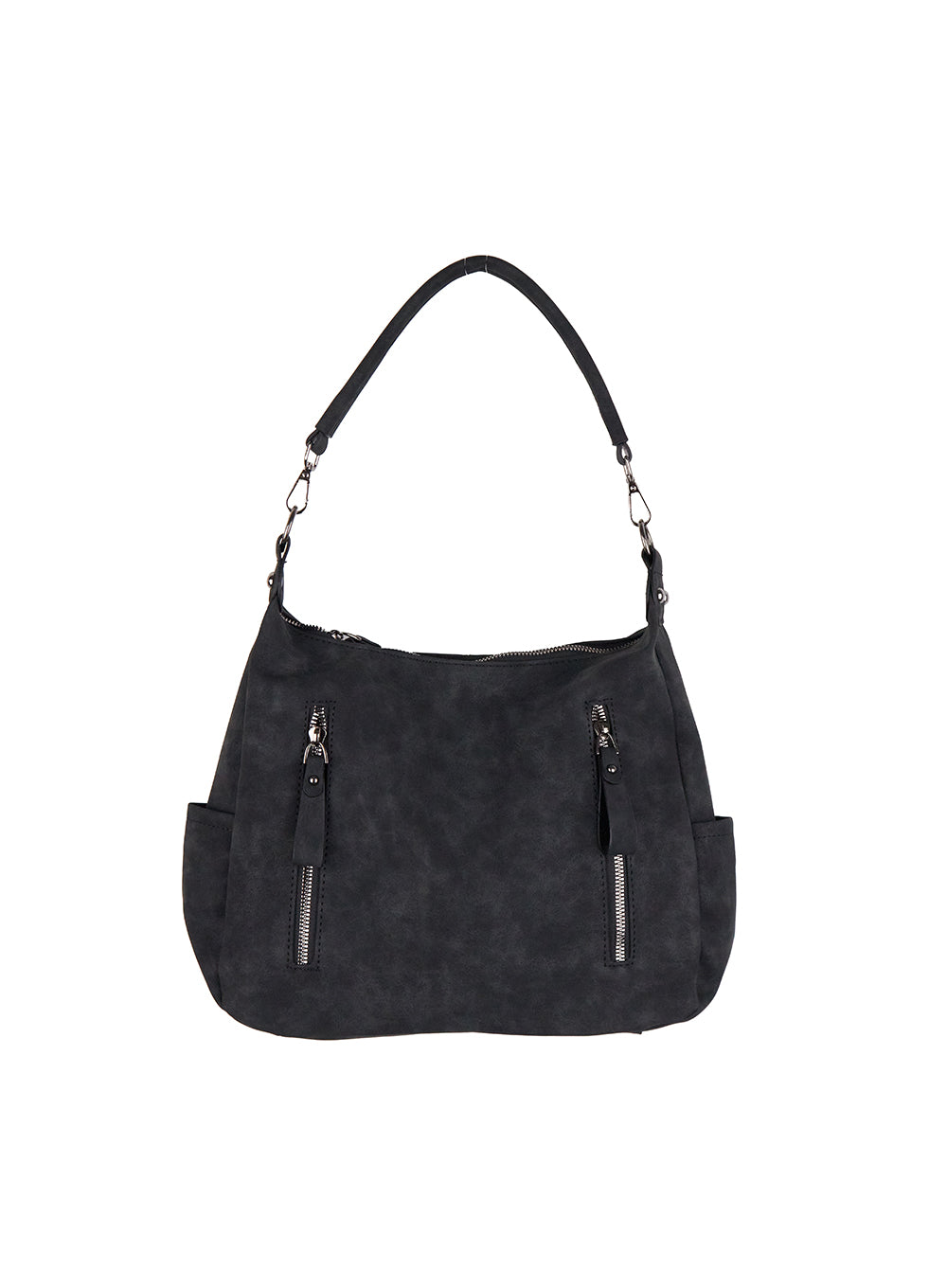 chic-double-strap-shoulder-bag-cj531 / Black