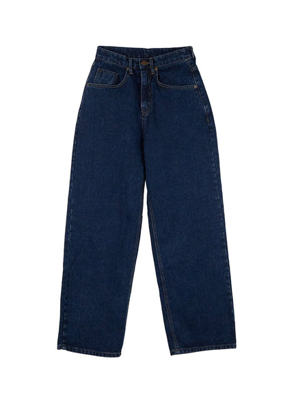 annabelle-classic-wide-leg-jeans-od412 / Dark blue