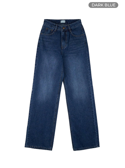 scout-straight-fit-wide-leg-denim-os423 / Dark blue
