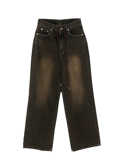 lucinda-high-rise-wide-leg-jeans-cg512 / Dark brown
