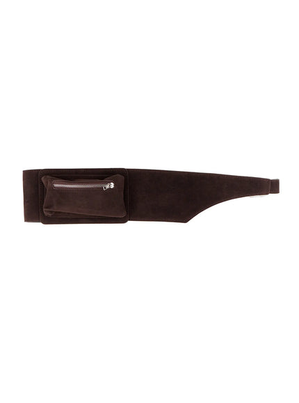 John Suede Pocketed Waist Belt CS529