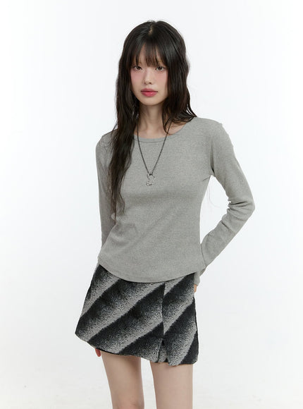 essential-long-sleeve-top-cf507 / Gray