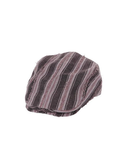 retro-style-stripe-cap-cy513 / Gray
