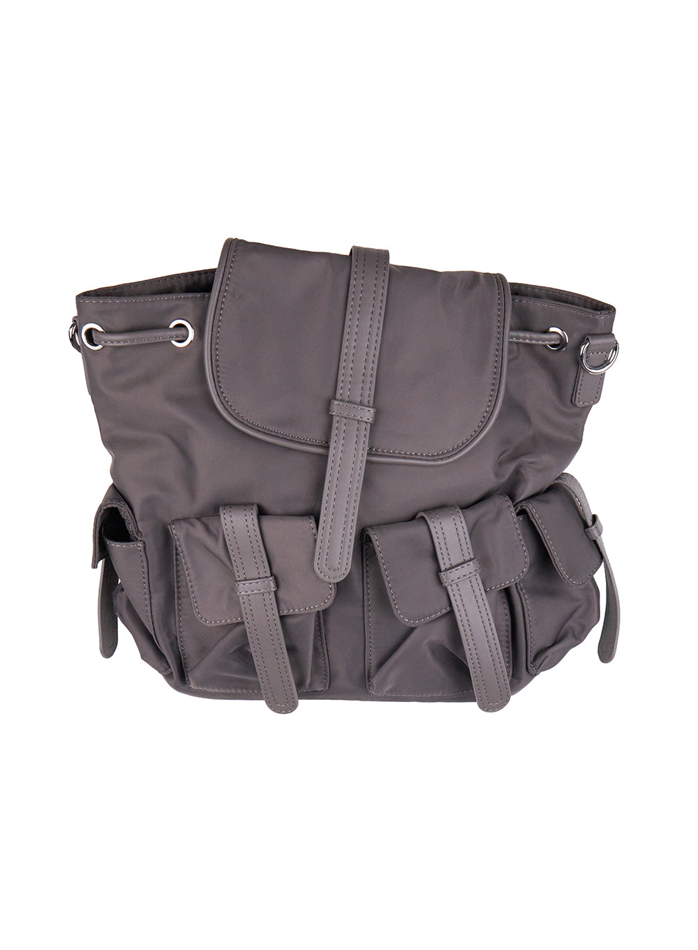 urban-strapped-backpack-with-pockets-cj529 / Gray