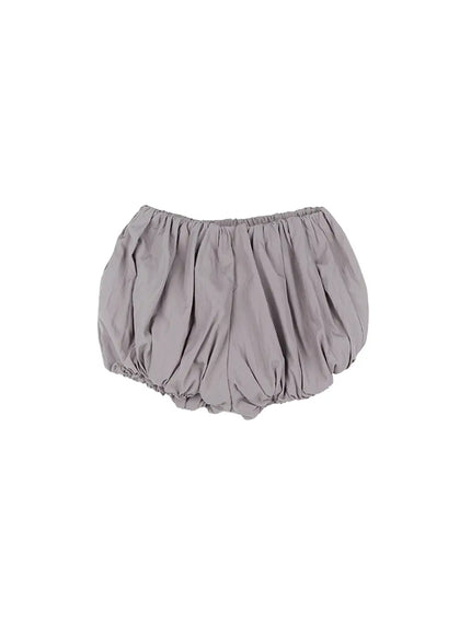 nylon-puff-balloon-shorts-cl509 / Gray