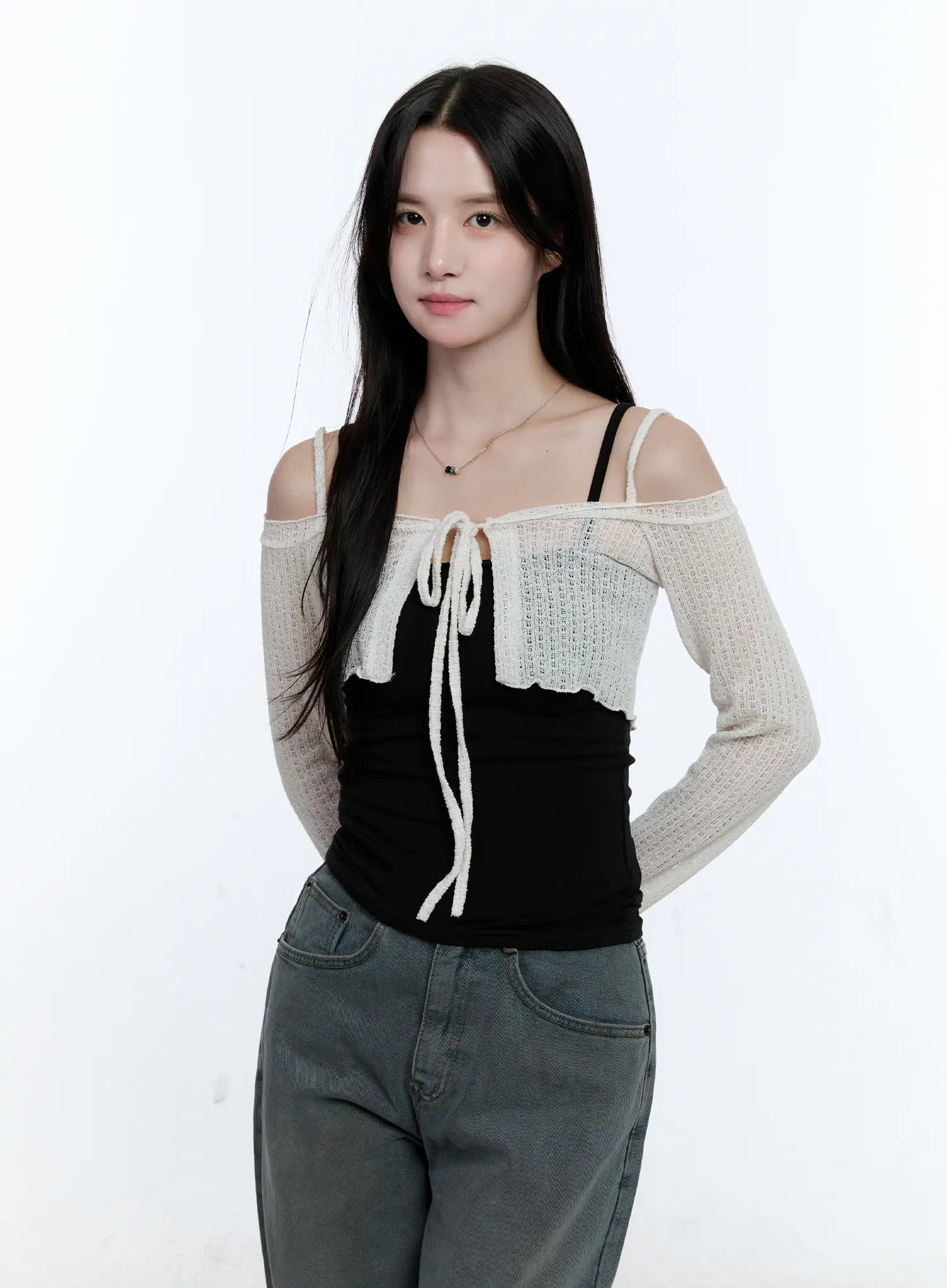 frilly-front-tie-cropped-bolero-cardigan-cg512