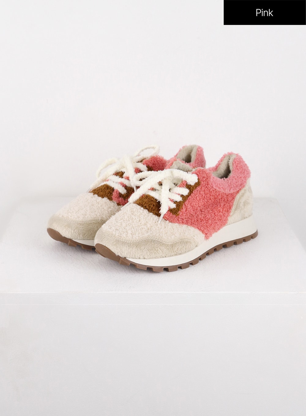 matherw-faux-fur-sneaker-od326 / Pink