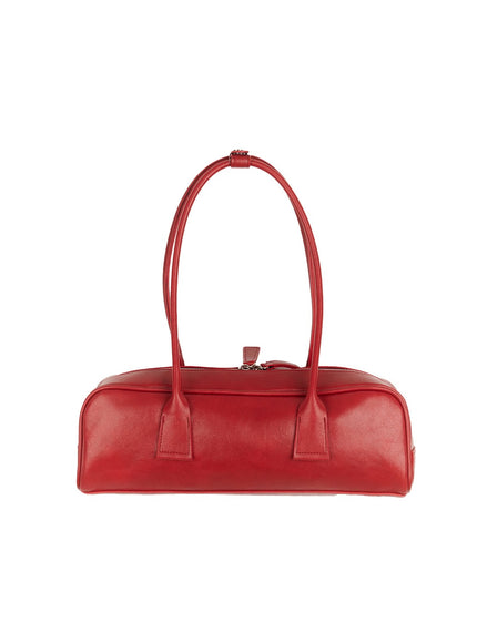Baguette Faux Leather Shoulder Bag CM521