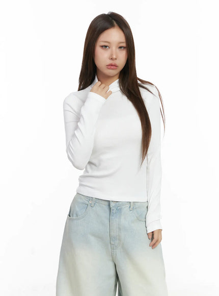 basic-turtleneck-long-sleeve-cj513 / White