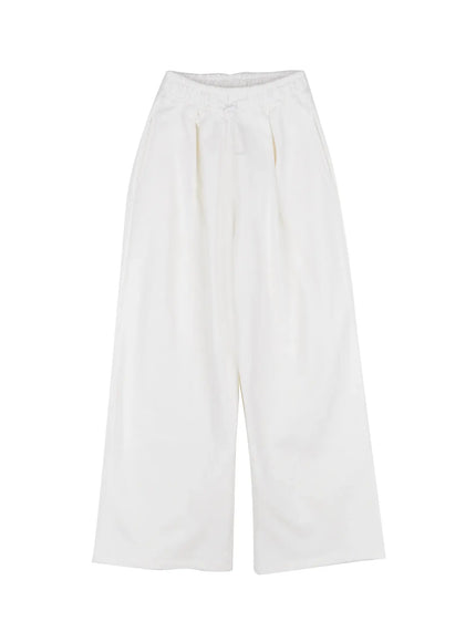 wide-leg-sweatpants-co523 / White