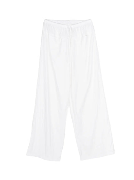 nylon-wide-summer-pants-cd805 / White