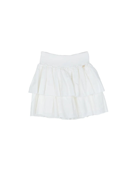 tiered-ruffle-skort-cg513 / White