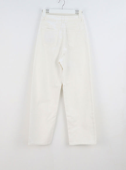 High Waist Cotton Pants OA320