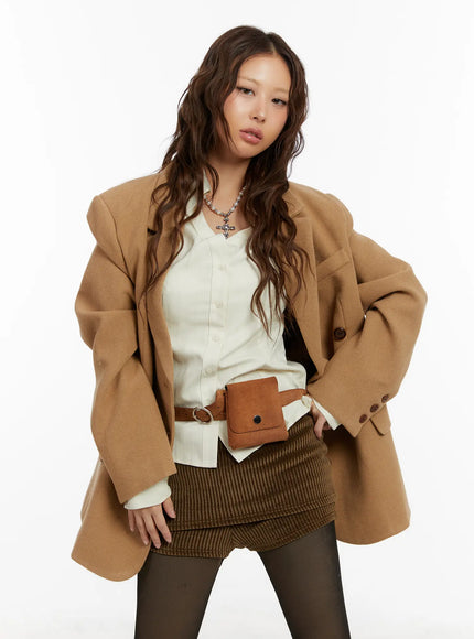 modern-quilted-statement-blazer-cd517 / Beige