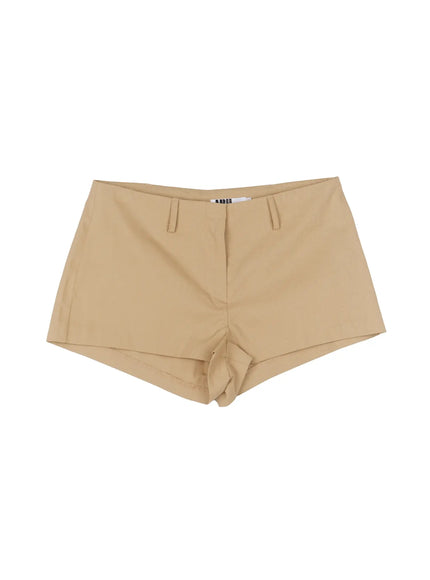 low-rise-shorts-cl525 / Beige