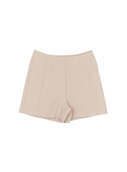 essential-high-rise-comfort-shorts-cy515 / Beige