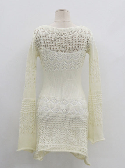 Layered Knit Mini Dress And Thin Straps Mini Dress Set CO19