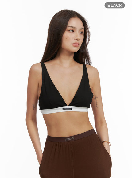 activewear-seamless-bralette-cy423 / Black