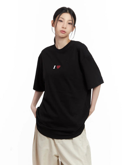 oversized-street-graphic-tee-cu530 / Black