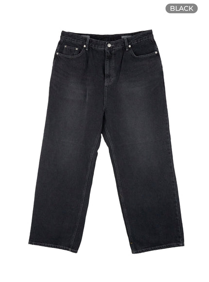 mens-loose-fit-jeans-cl429 / Black