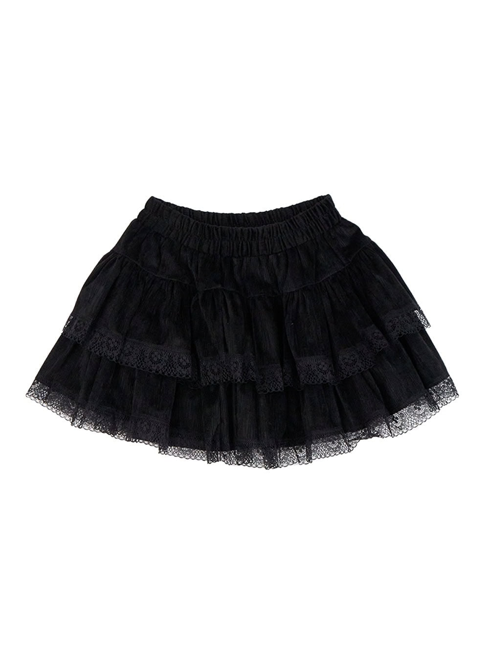 luxelace-mini-skirt-cn428 / Black