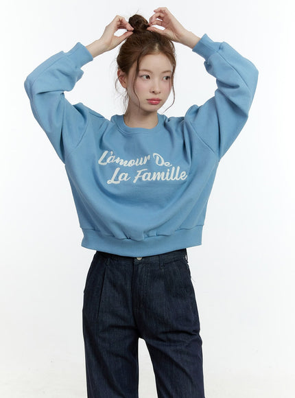 Casual Crop Sweatshirt CF504