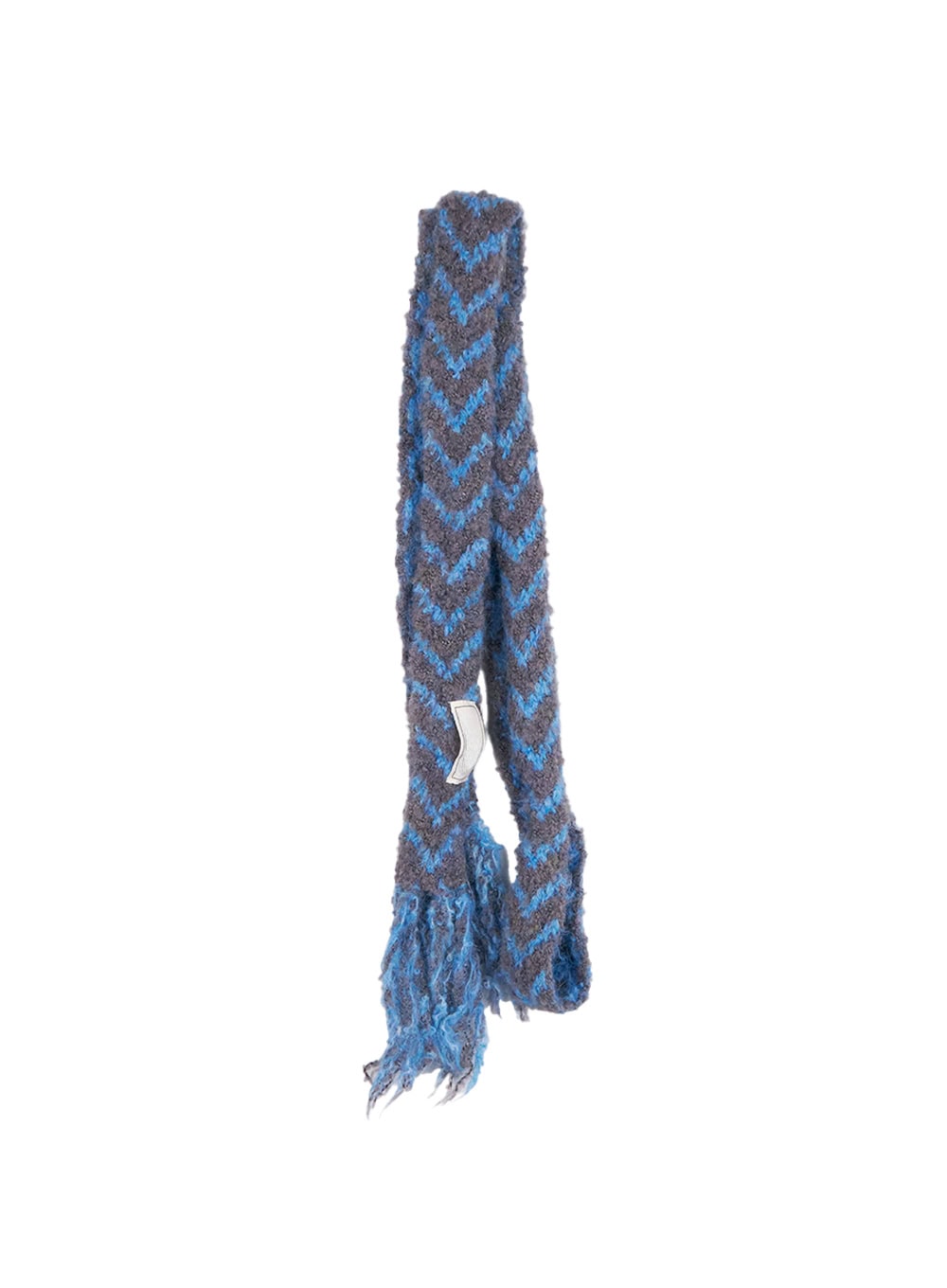 chevron-print-scarf-cn426 / Blue