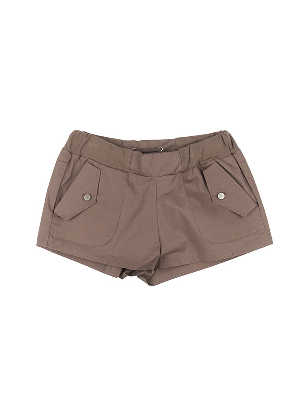 cotton-cargo-shorts-ca516 / dark brown