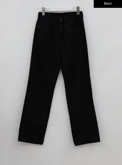 Basic Semi Wide Cotten Pants BG04