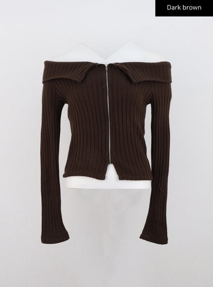 ripped-off-shoulder-zip-up-sweater-cn310