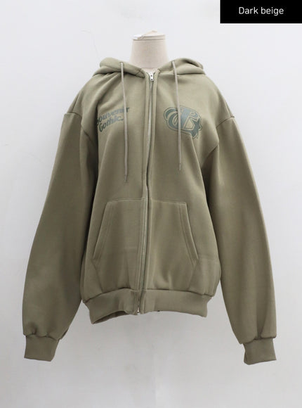 Graphic Zipper Hoodie Sweatshirt Unisex CD26