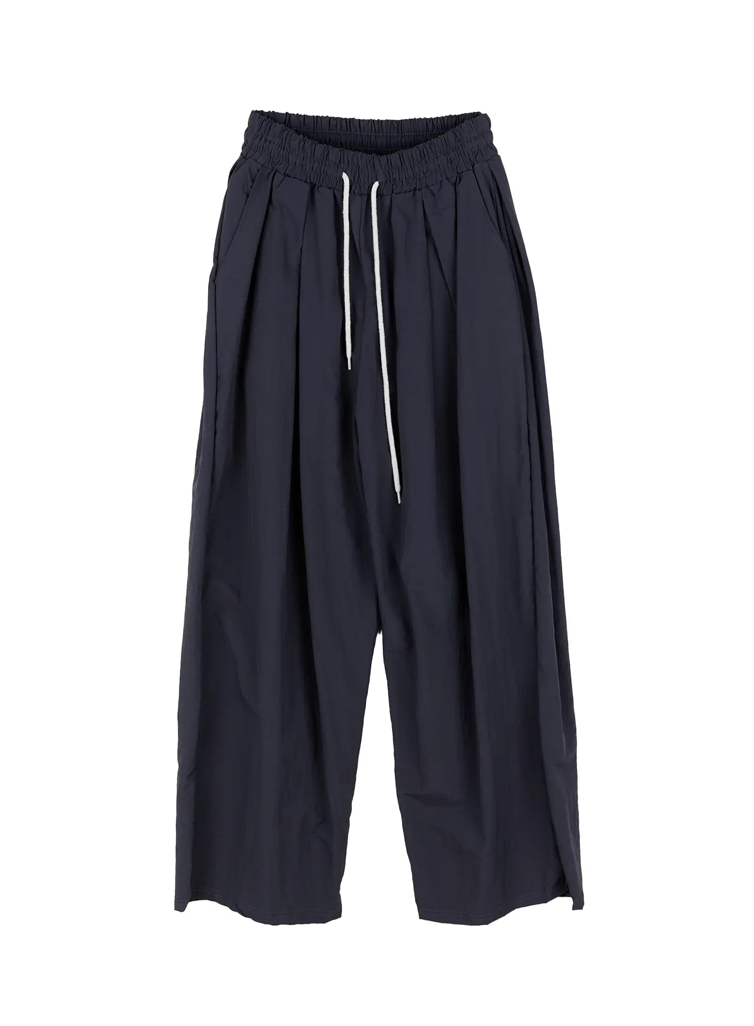 oversized-wide-leg-track-pants-cg501 / Dark gray