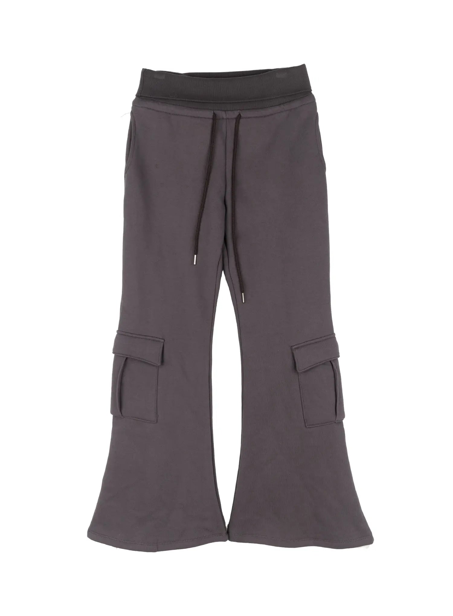 High Waist Cargo Bootcut Pants CD517