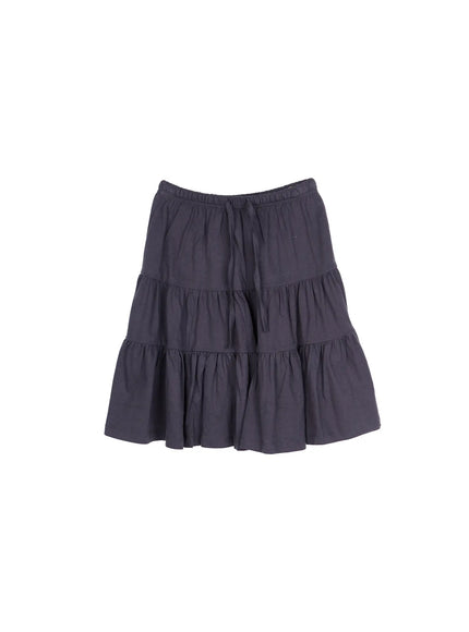 flare-midi-skirt-cy528 / Dark gray