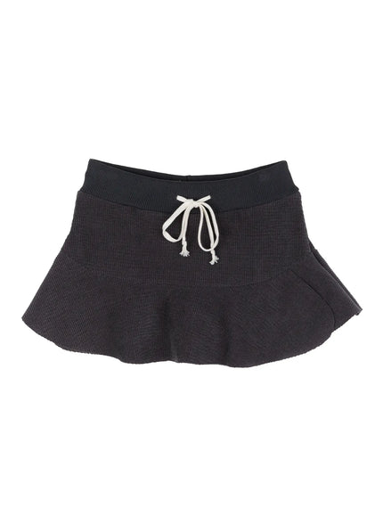 Ruffle Flare Mini Skirt CN527