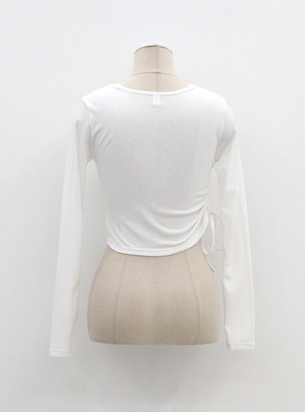 Unbalanced Hem Layered Top BF310