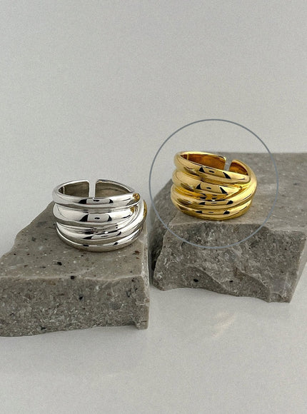tesla-wide-form-ring-ia524 / Gold