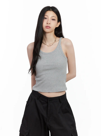 ribbed-tank-top-cu530 / Gray