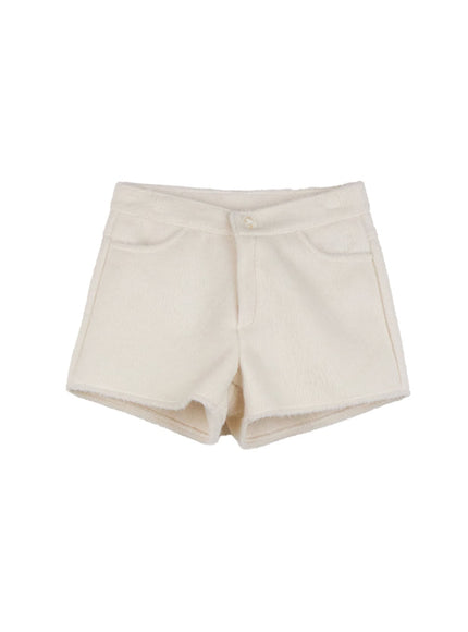 wool-blend-low-rise-shorts-cd424 / Light beige